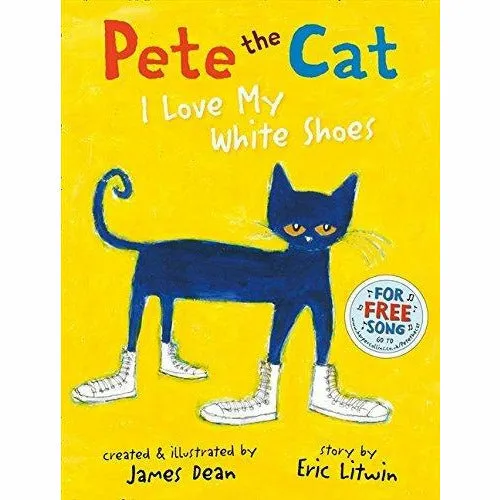 The Pete the Cat Series 3 Books Collection Set By Eric Litwin (Pete the Cat I Love My White Shoes)