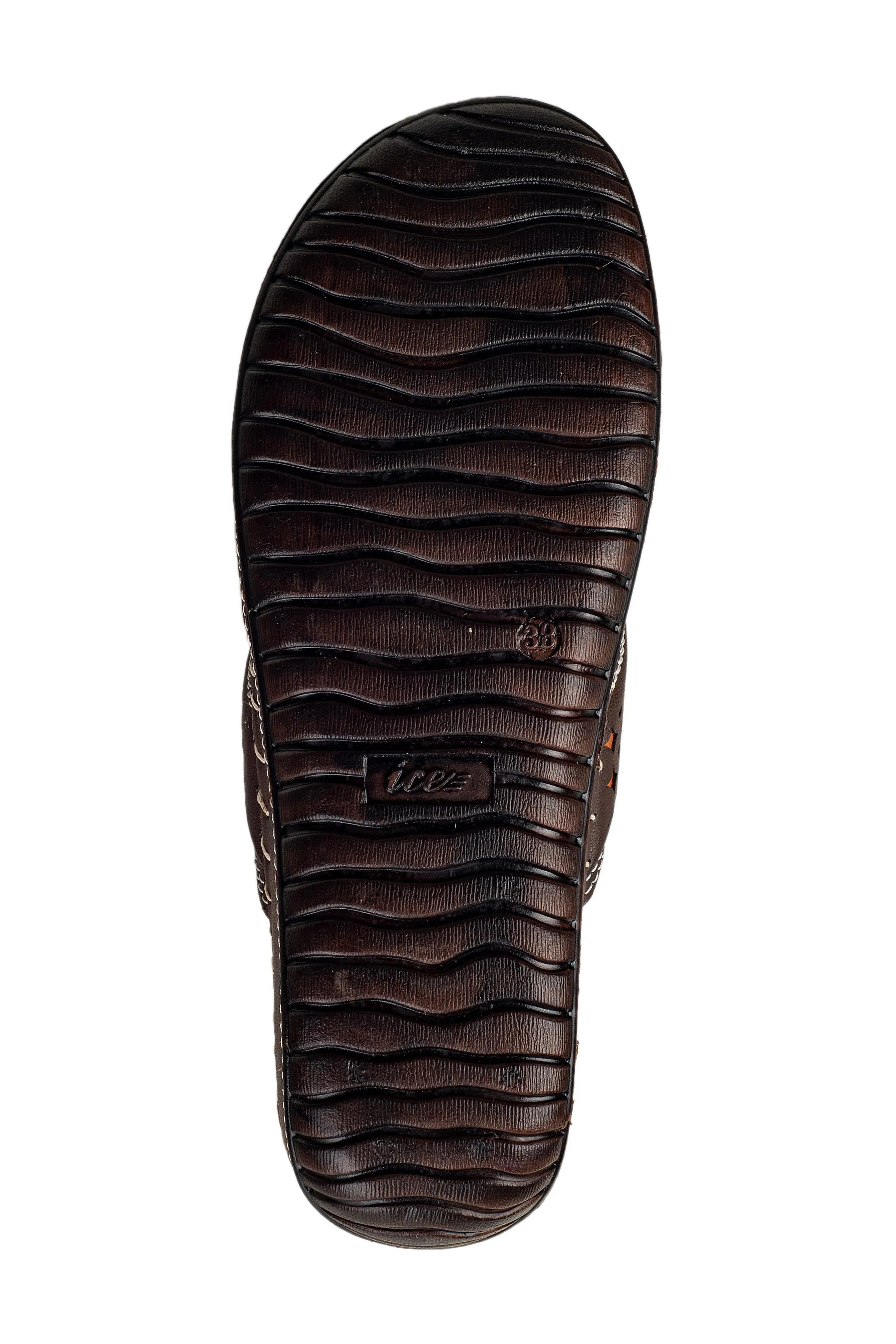 Titas Ladies Brown Chappal