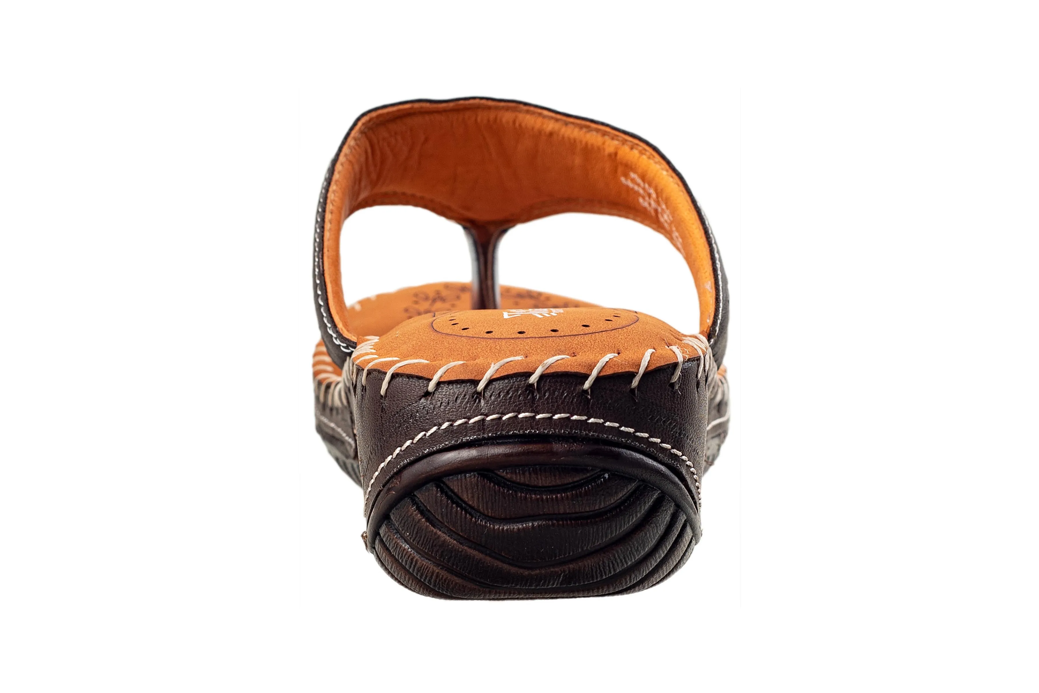 Titas Ladies Brown Chappal