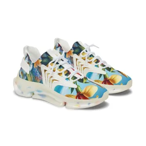 Tropical Floral Women's Mesh Sneakers | Stylish Comfort for Every Occasion