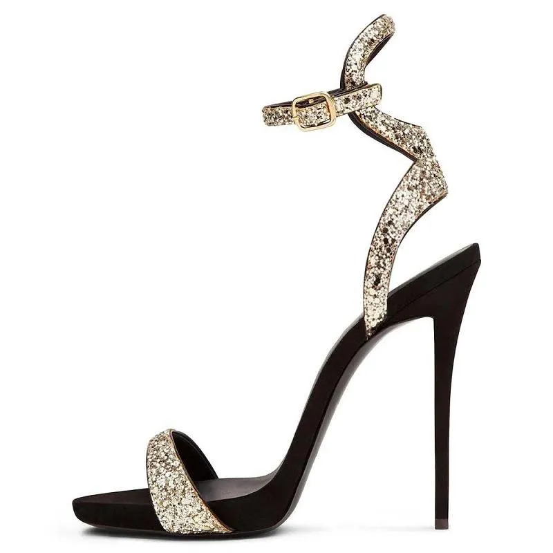 Tucomosi Women High Heel Pumps Open Toe Stiletto Prom Shoes