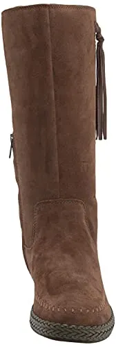 UGG Women's KELLEEN Fashion Boot, Hickory Suede, 8