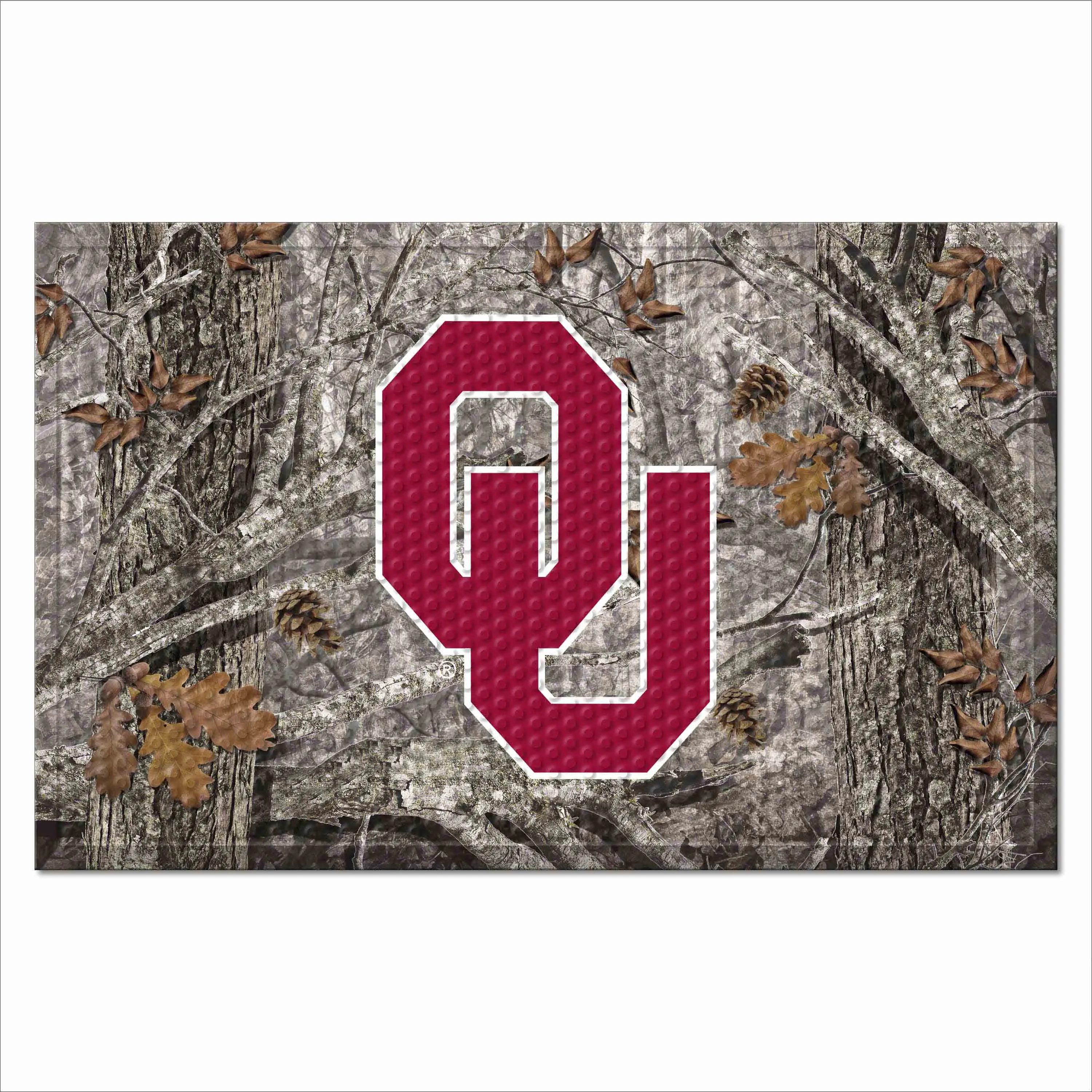 University of Oklahoma Camo Scraper Mat