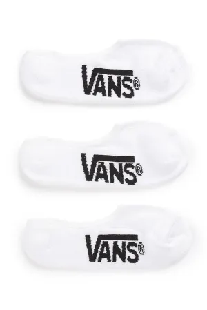 Vans Classic Super No-Show Sock 3 pack - White
