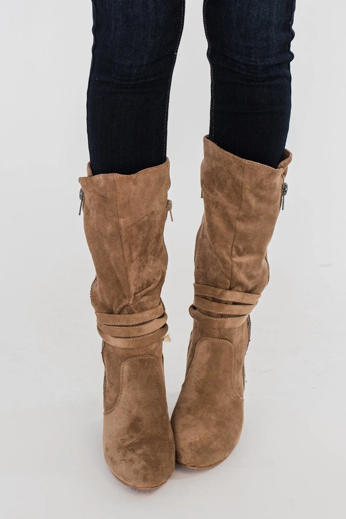 Very G Busy B Boots- Camel