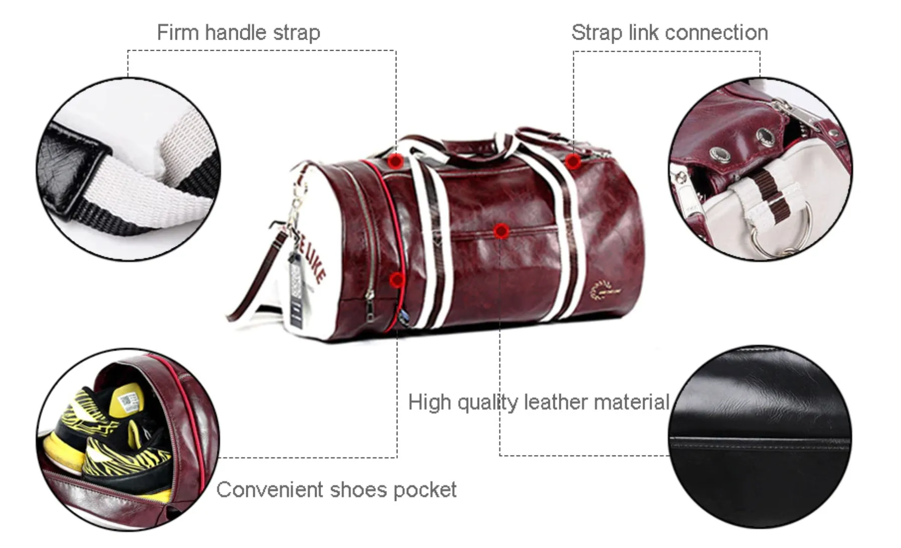 Vintage Style Gym Bag