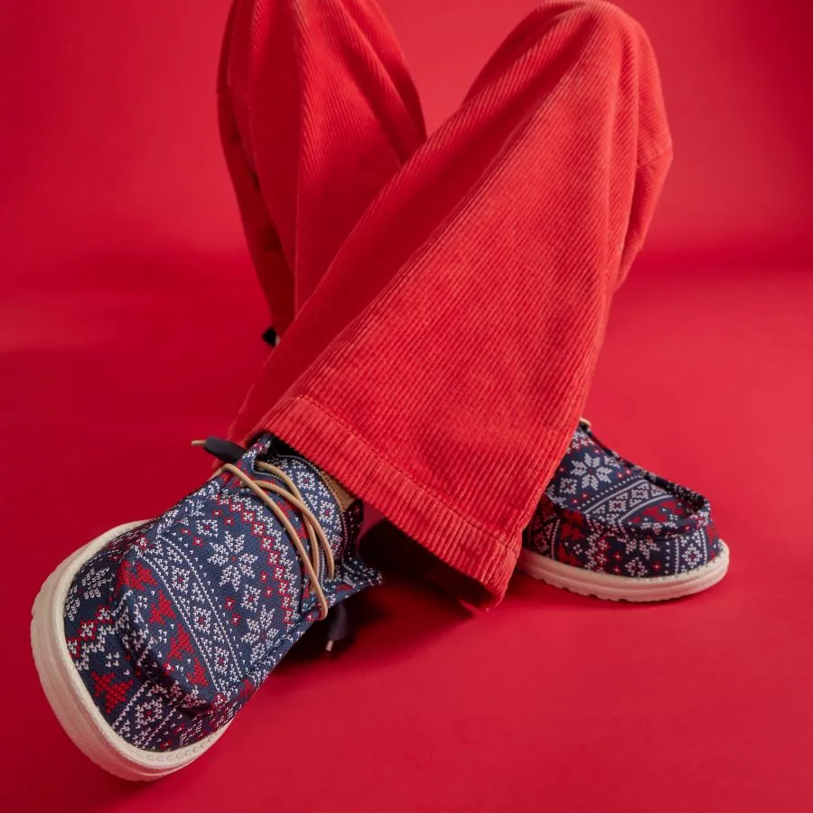 Wally Winter Sweater - Navy/Multi