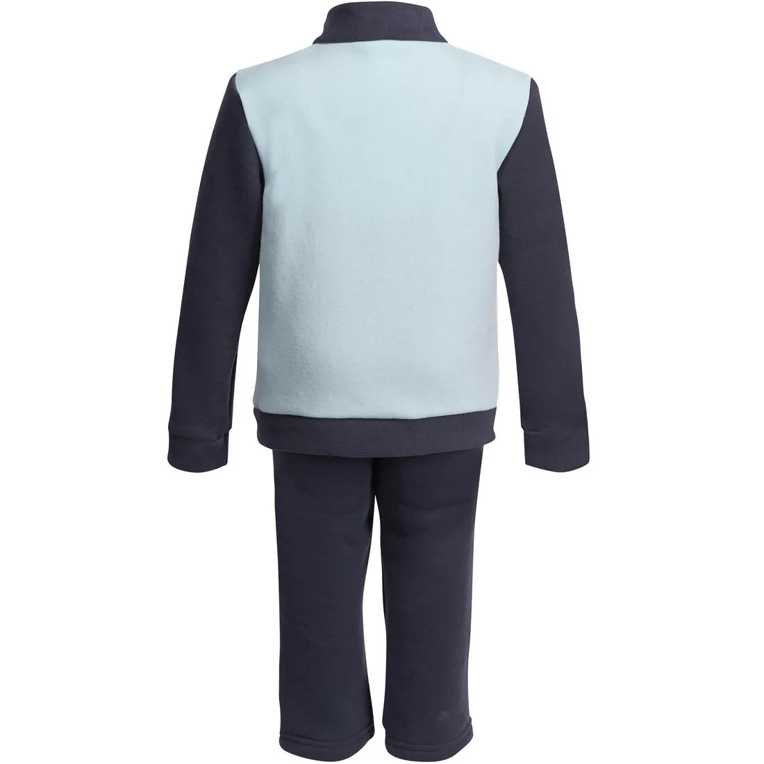 Warm'Y Baby Zip-Up Fitness Tracksuit - Navy/Light Blue