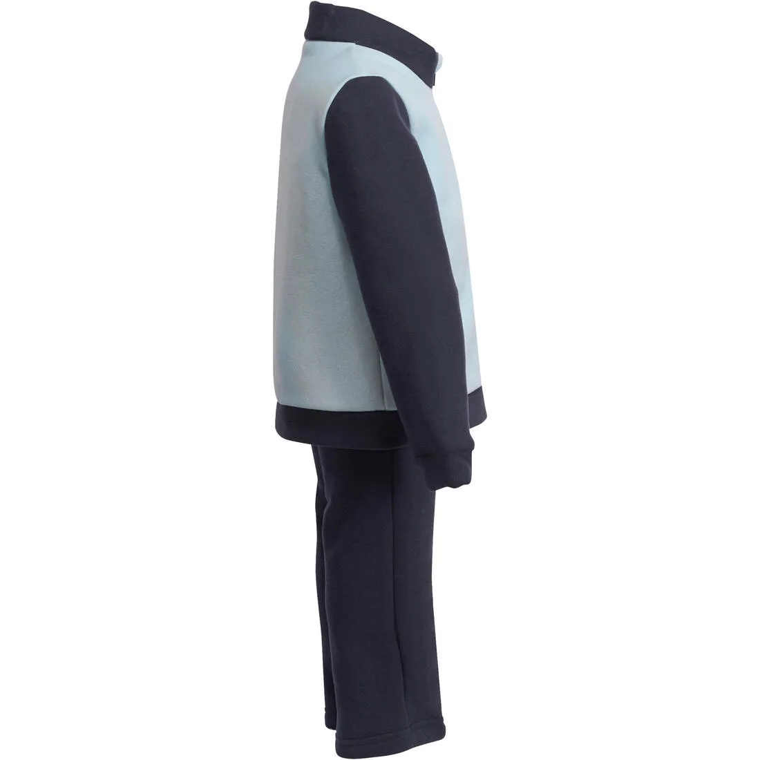 Warm'Y Baby Zip-Up Fitness Tracksuit - Navy/Light Blue