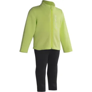 Warm'y Baby Zip-Up Gym Tracksuit - Green Print