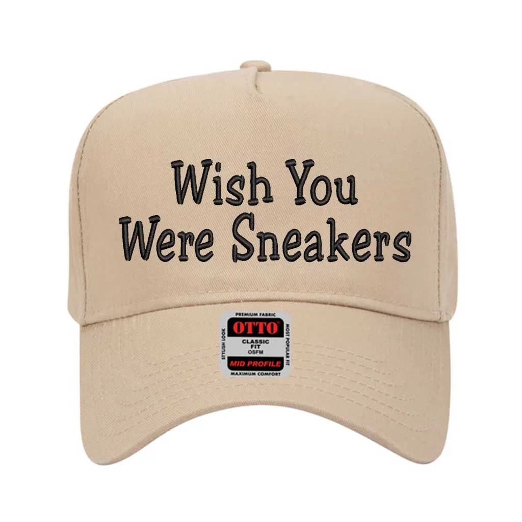 Wish You Were Sneakers 5 Panel Baseball Hat