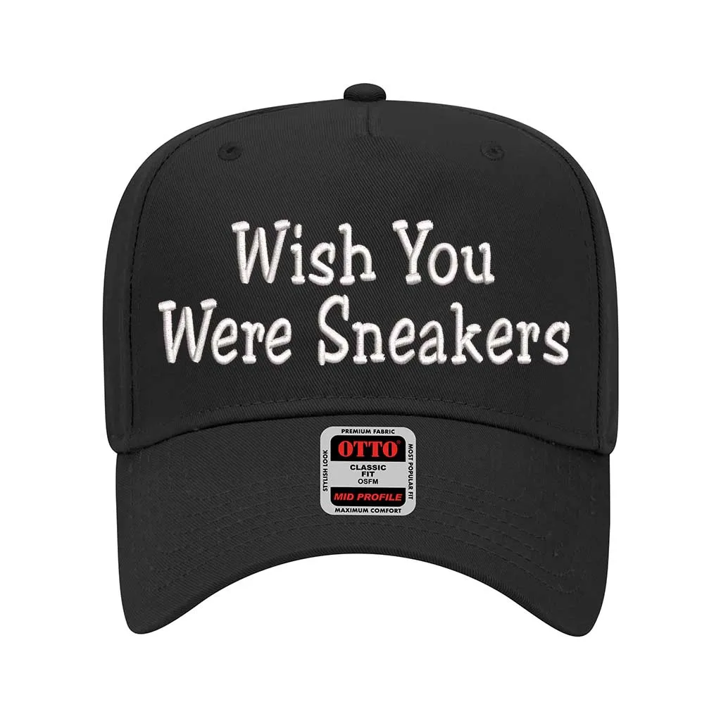 Wish You Were Sneakers 5 Panel Baseball Hat