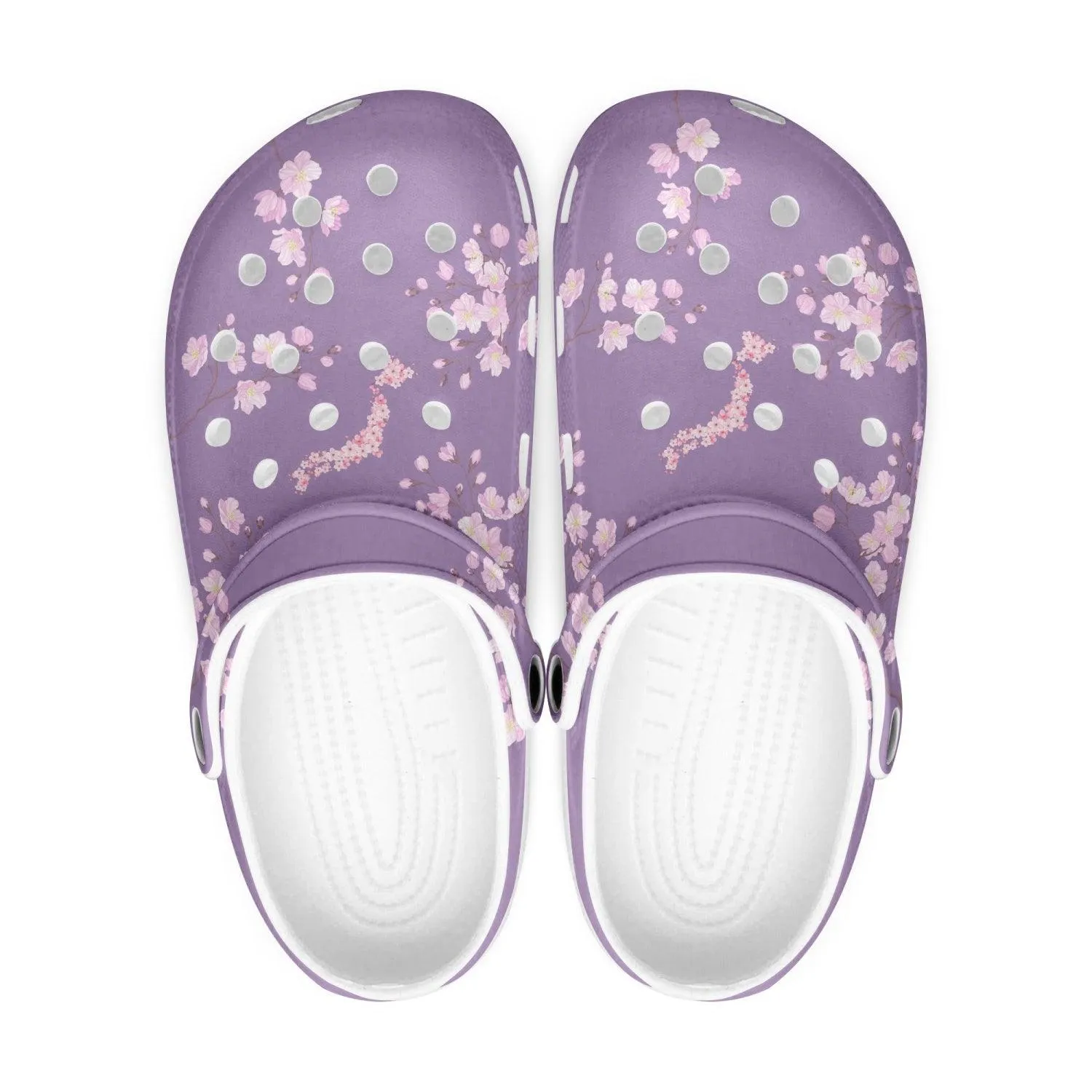 Wisteria Sakura Clogs