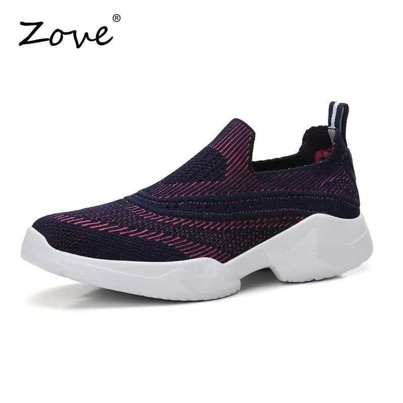 Women Flat Sneakers Shoes Breathable Walking Tennis Shoes