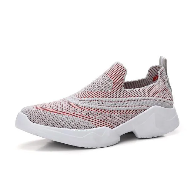 Women Flat Sneakers Shoes Breathable Walking Tennis Shoes