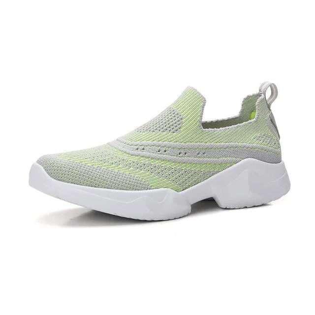 Women Flat Sneakers Shoes Breathable Walking Tennis Shoes
