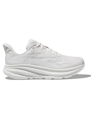 Women's Hoka Clifton 9 White / White || Femmes Hoka Clifton 9 White / White