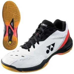 Yonex Power Cushion 65Z3 Badminton Shoes - White / Red