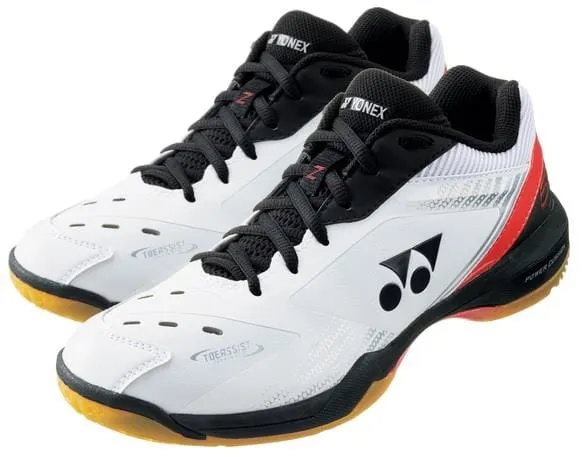 Yonex Power Cushion 65Z3 Badminton Shoes - White / Red
