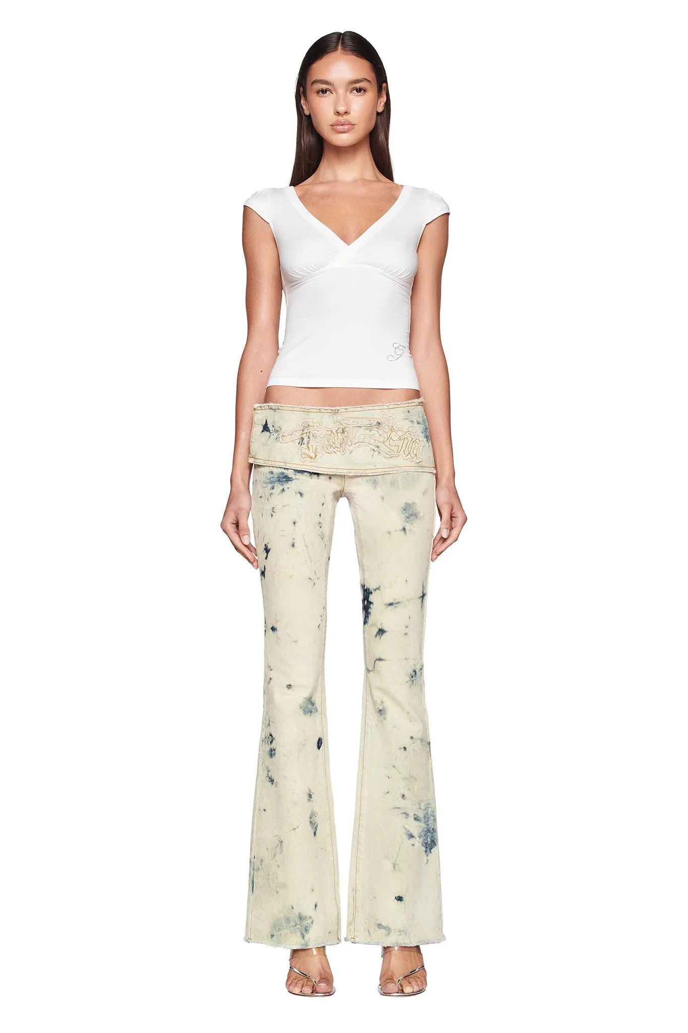 ZARRIA JEAN - BLUE : BLEACH DENIM